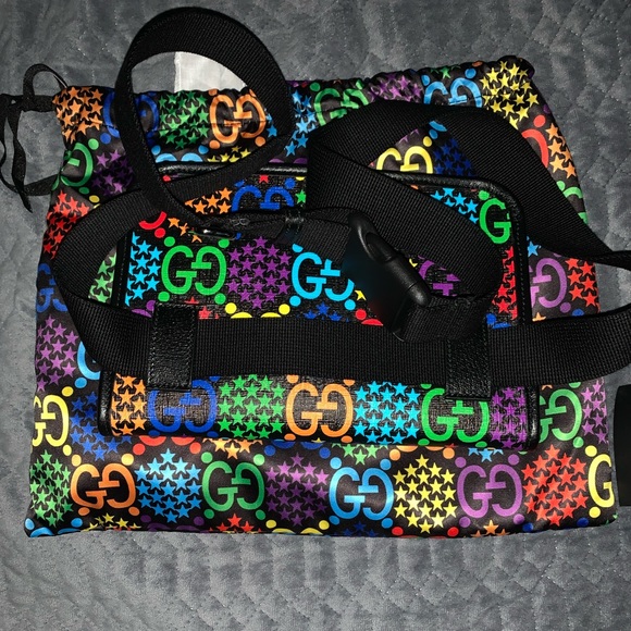 Gucci Psychedelic Print GG Coated Canvas Belt Bag - Picture 4 of 4
